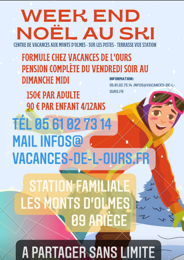 Tarifs des prestations aux Monts d'Olmes